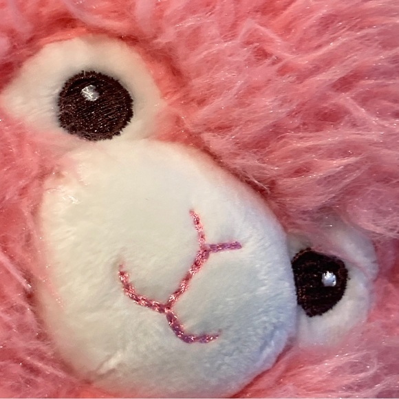 Spark Create Imagine Llama Alpaca Plush Rattle Chimes 11” Baby Toy Stuffed Pink - Picture 6 of 9